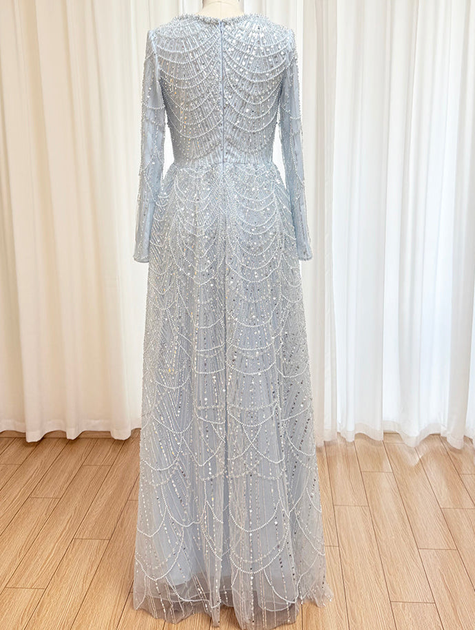 Aarya Beaded Flare Gown