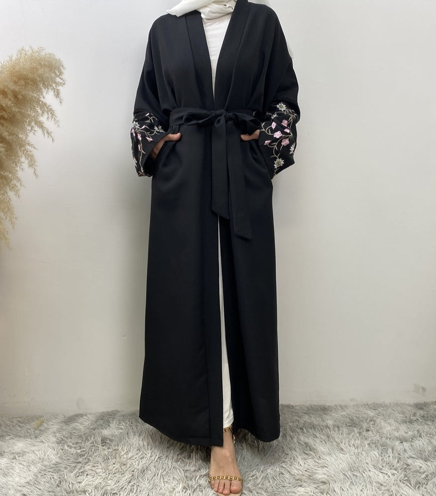 Floral Embroidery Abaya