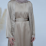 Sanya Abaya With Crystal Chain