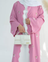 Zaleri Floral Abaya Set