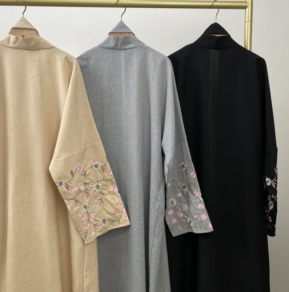 Floral Embroidery Abaya