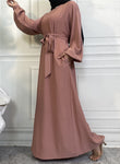 Casual abaya with pockets