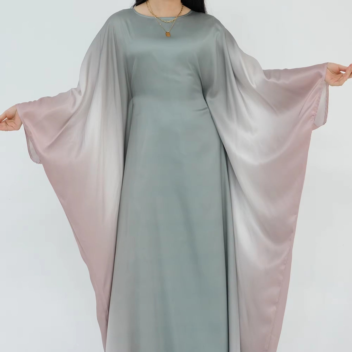 Layyan Ombre Butterfly Abaya