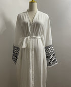 Keffiyeh Embroidery Abaya