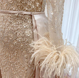 Elise Floral Sequin Gown