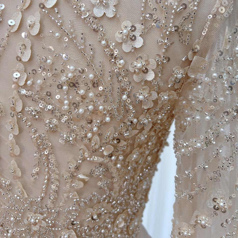 Elise Floral Sequin Gown