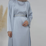 Sanya Abaya With Crystal Chain