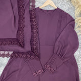 Seema Lace Jilbab set