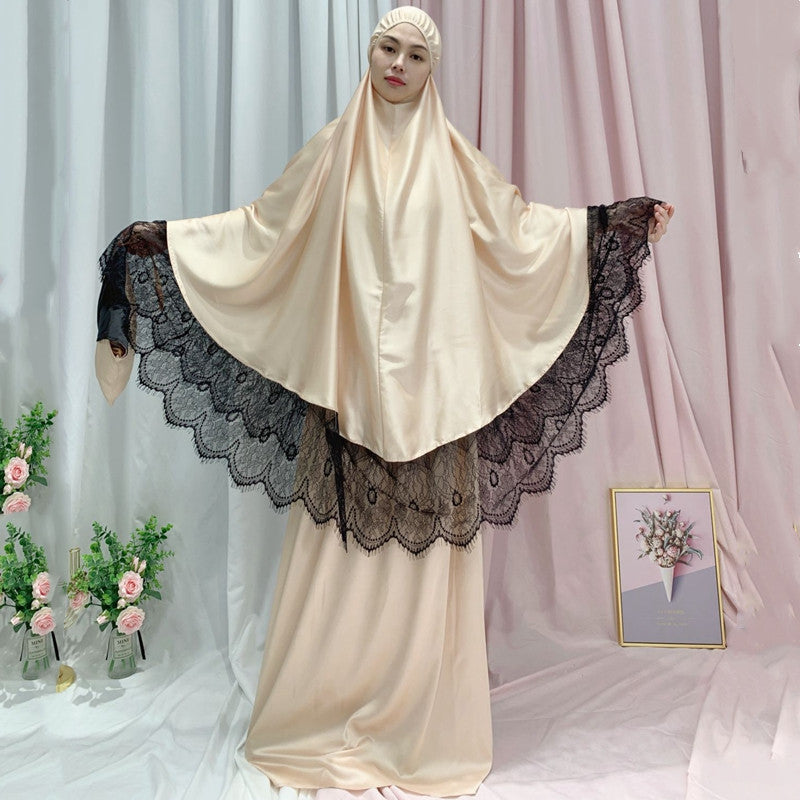 Rumaan Satin Jilbab Set