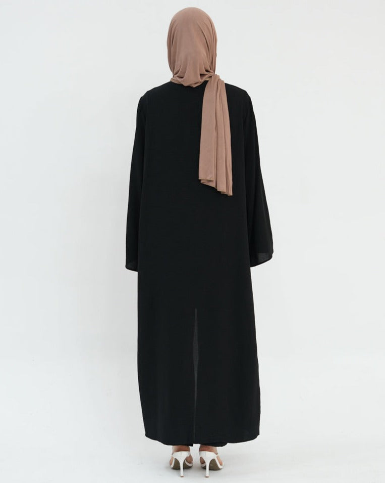 Zoha-Three Piece Abaya Set