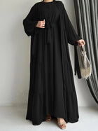 Noori Chiffon Abaya Set