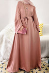 Samreen Satin Abaya