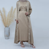 Sanya Abaya With Crystal Chain