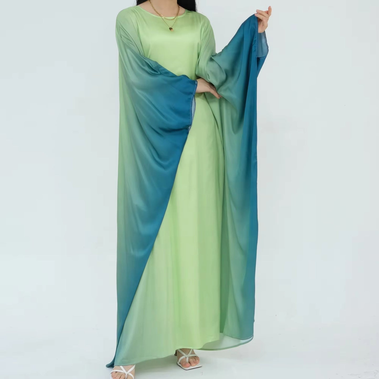 Layyan Ombre Butterfly Abaya