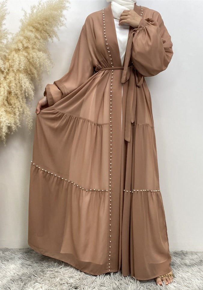 Chiffon Pearl Abaya