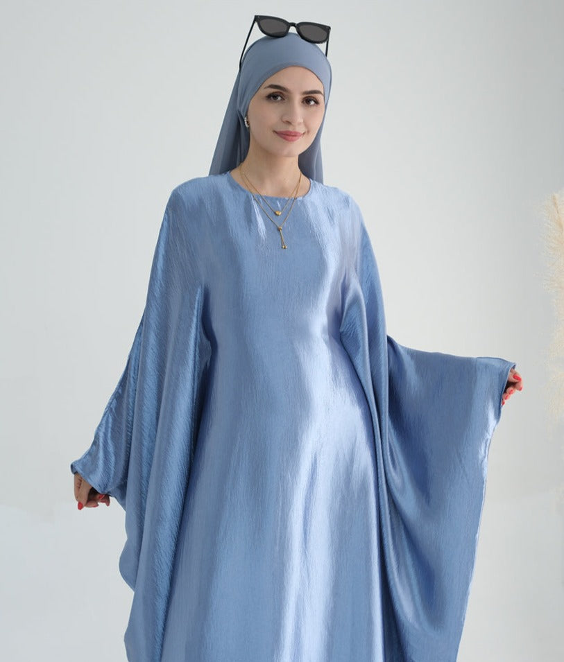 Zareen Glossy Batwing Abaya