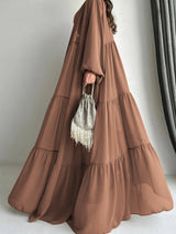 Noori Chiffon Abaya Set