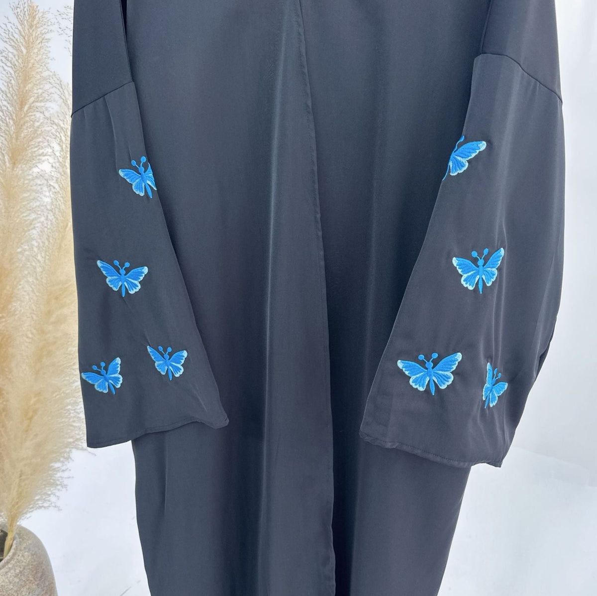 Butterfly Embroidery Abaya