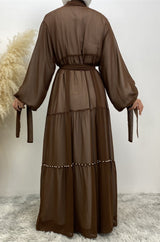 Chiffon Pearl Abaya