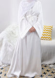 Samreen Satin Abaya