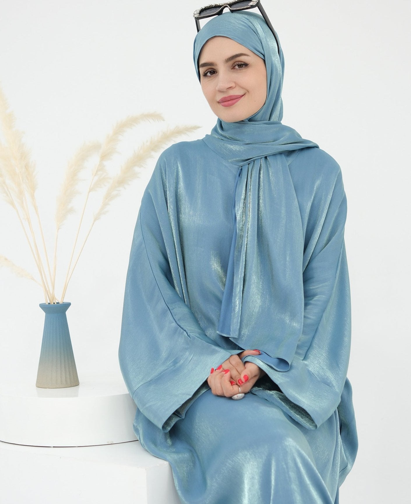 Raamin Shimmer Kaftan