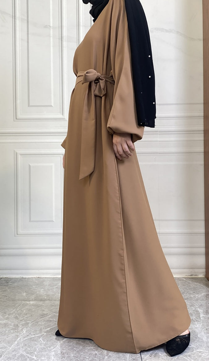 Casual abaya with pockets