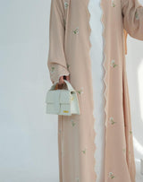 Zaleri Floral Abaya Set