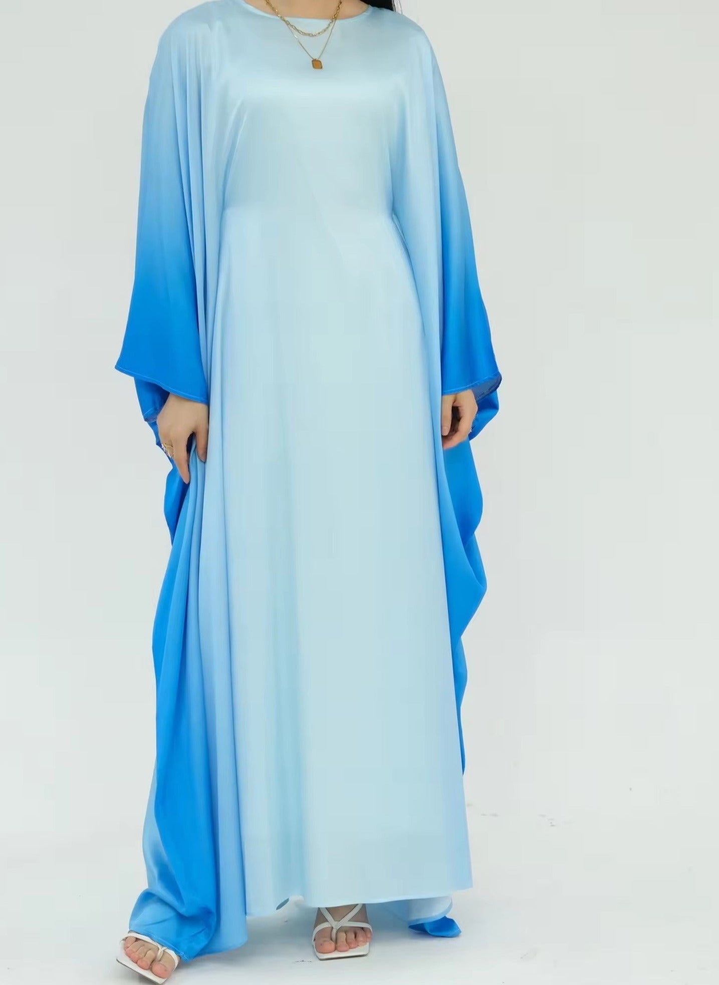 Layyan Ombre Butterfly Abaya