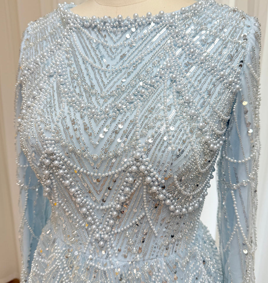 Aarya Beaded Flare Gown