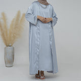 Sanya Abaya With Crystal Chain