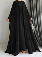 Noori Chiffon Abaya Set