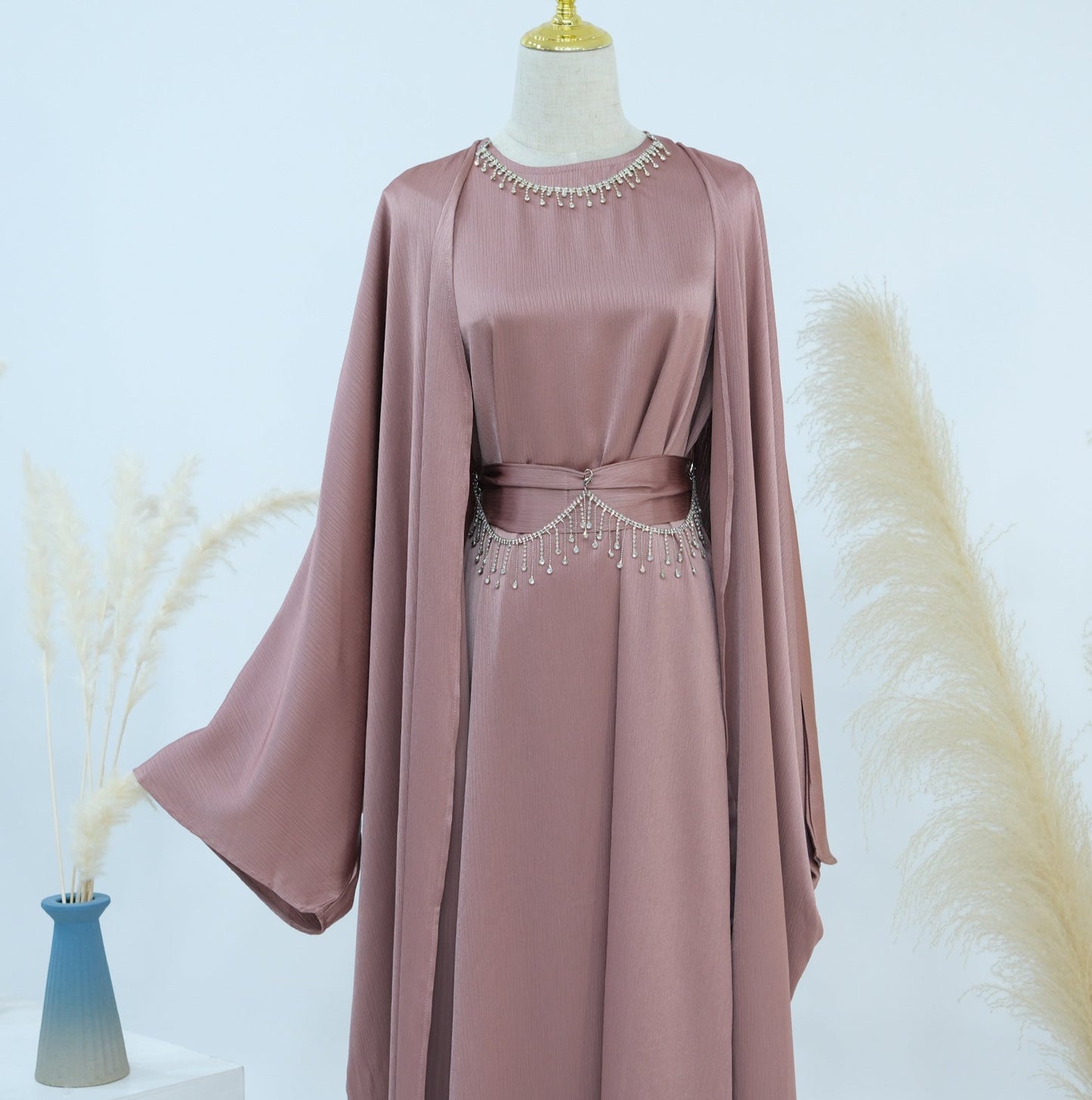 Lamiah Abaya With Crystal Chain