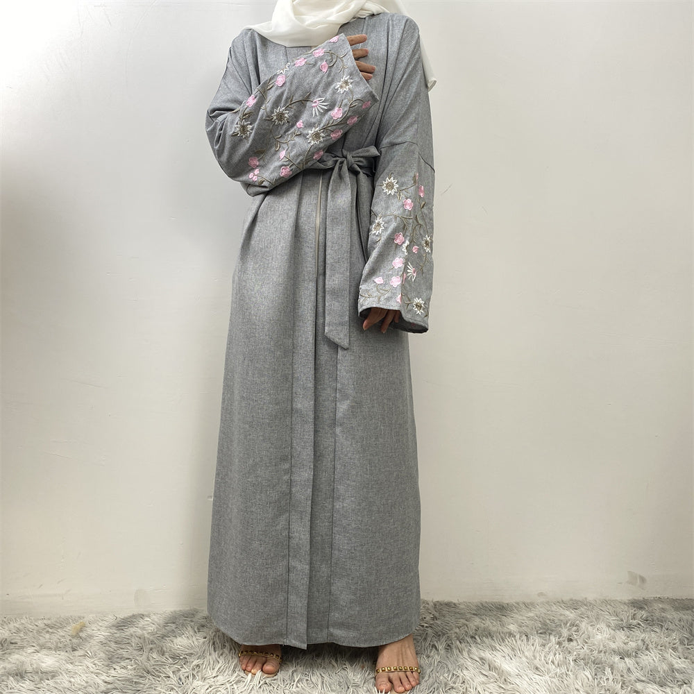 Floral Embroidery Abaya