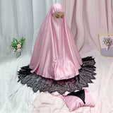 Rumaan Satin Jilbab Set