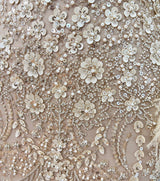Elise Floral Sequin Gown