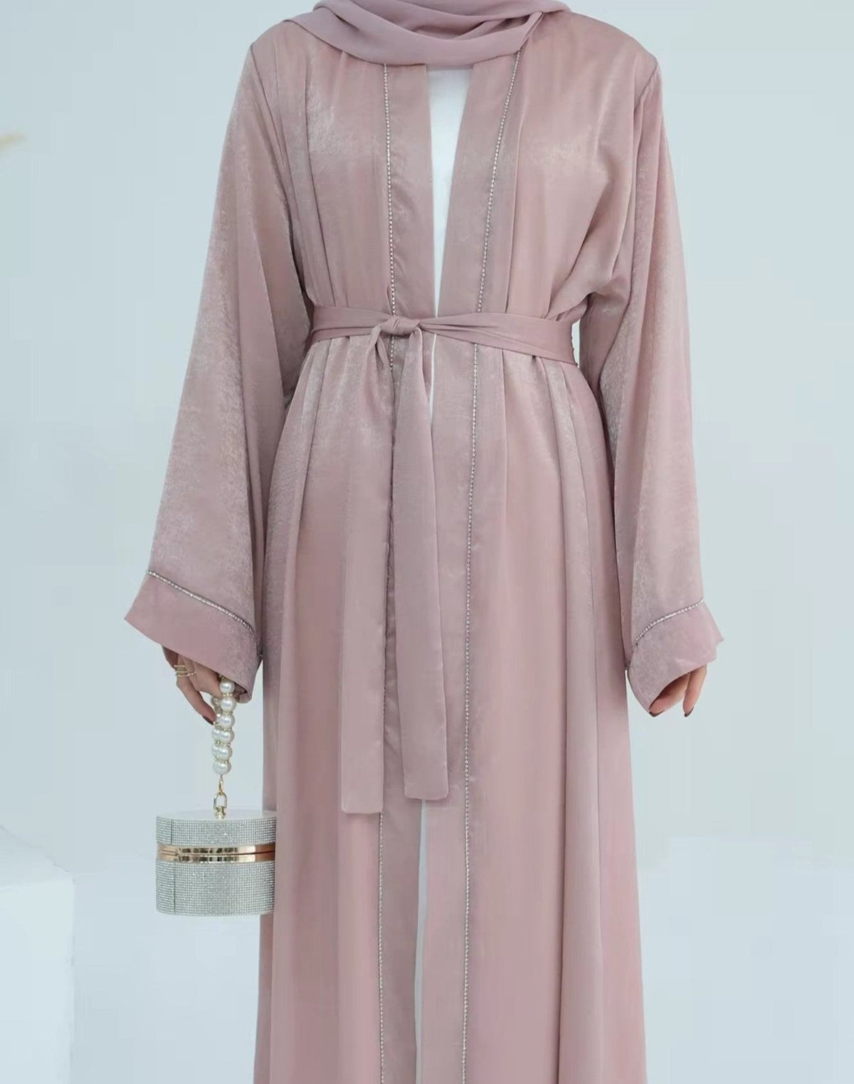 Amelia Satin Abaya