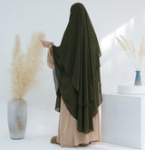 Rumaisa Chiffon Khimar