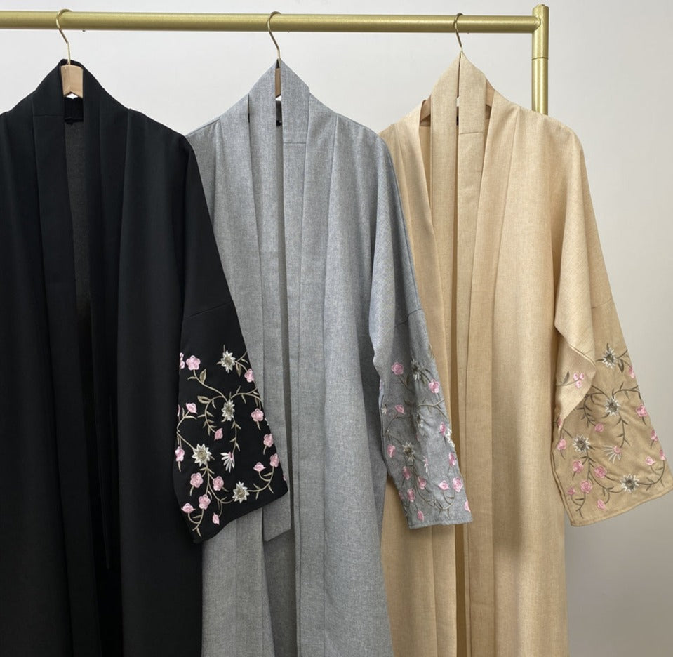 Floral Embroidery Abaya