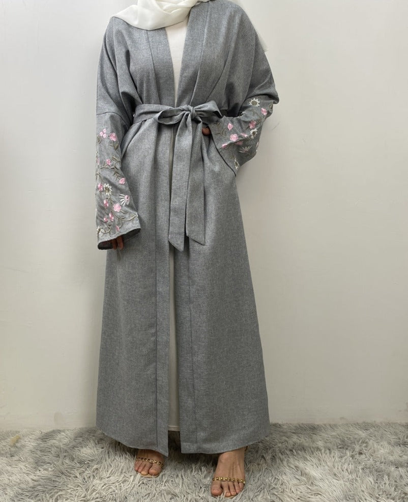 Floral Embroidery Abaya