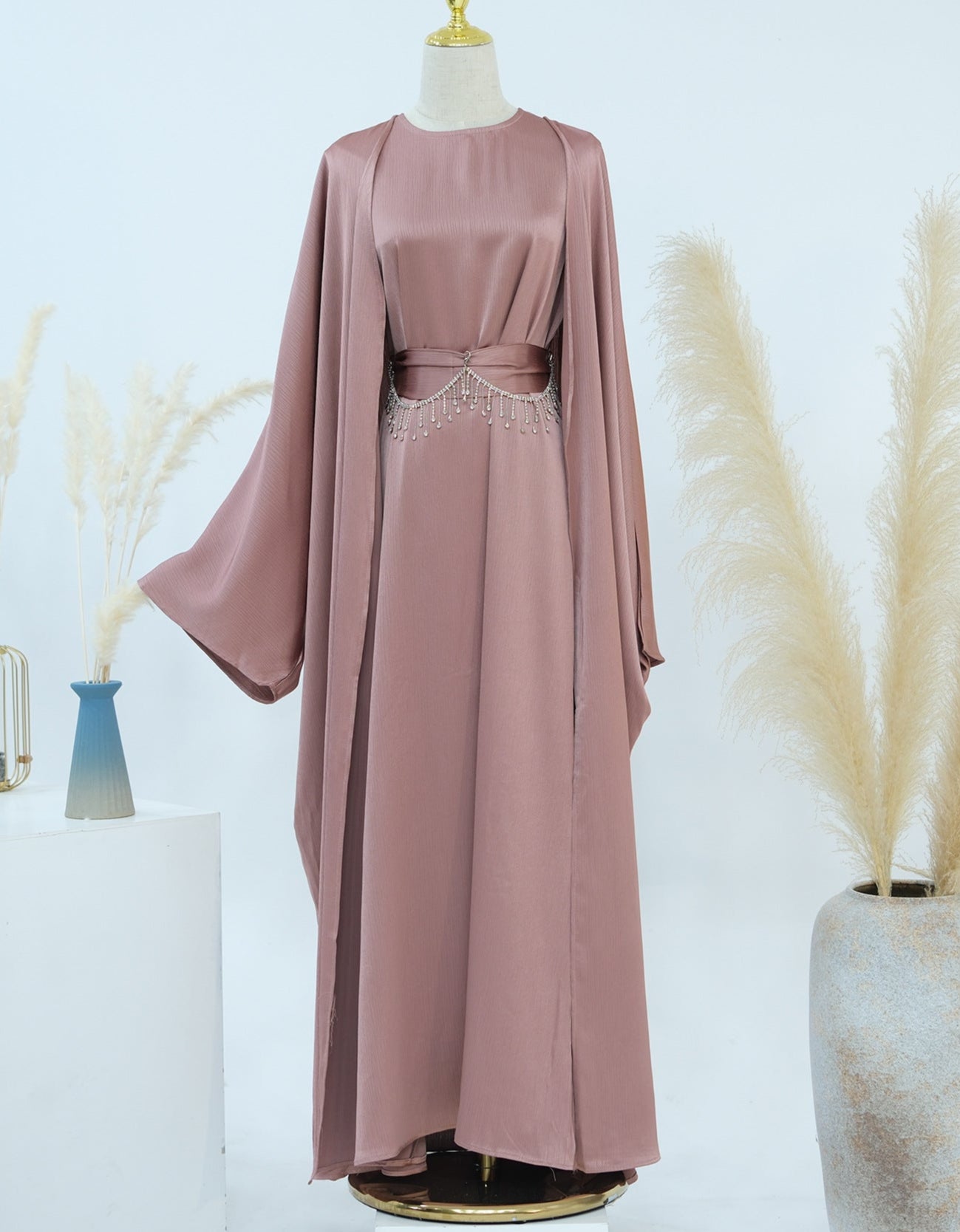 Lamiah Abaya With Crystal Chain