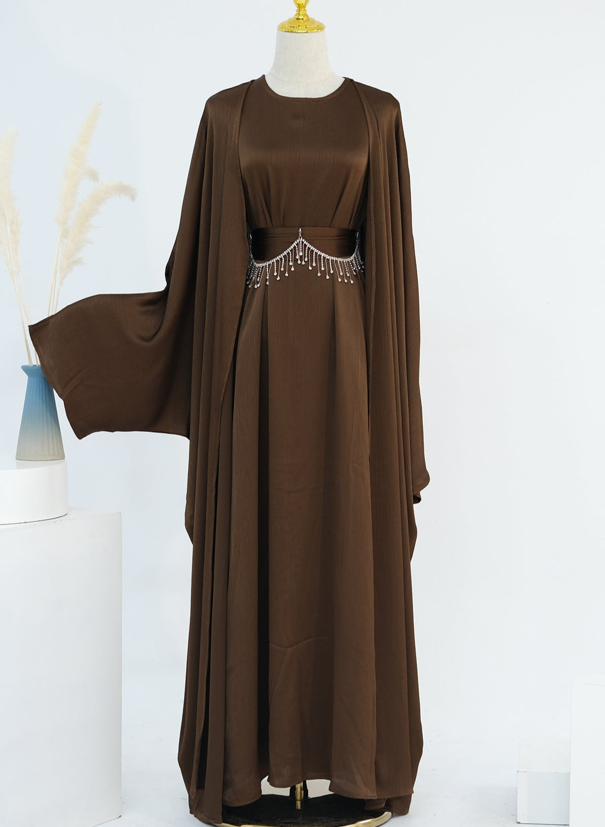 Lamiah Abaya With Crystal Chain