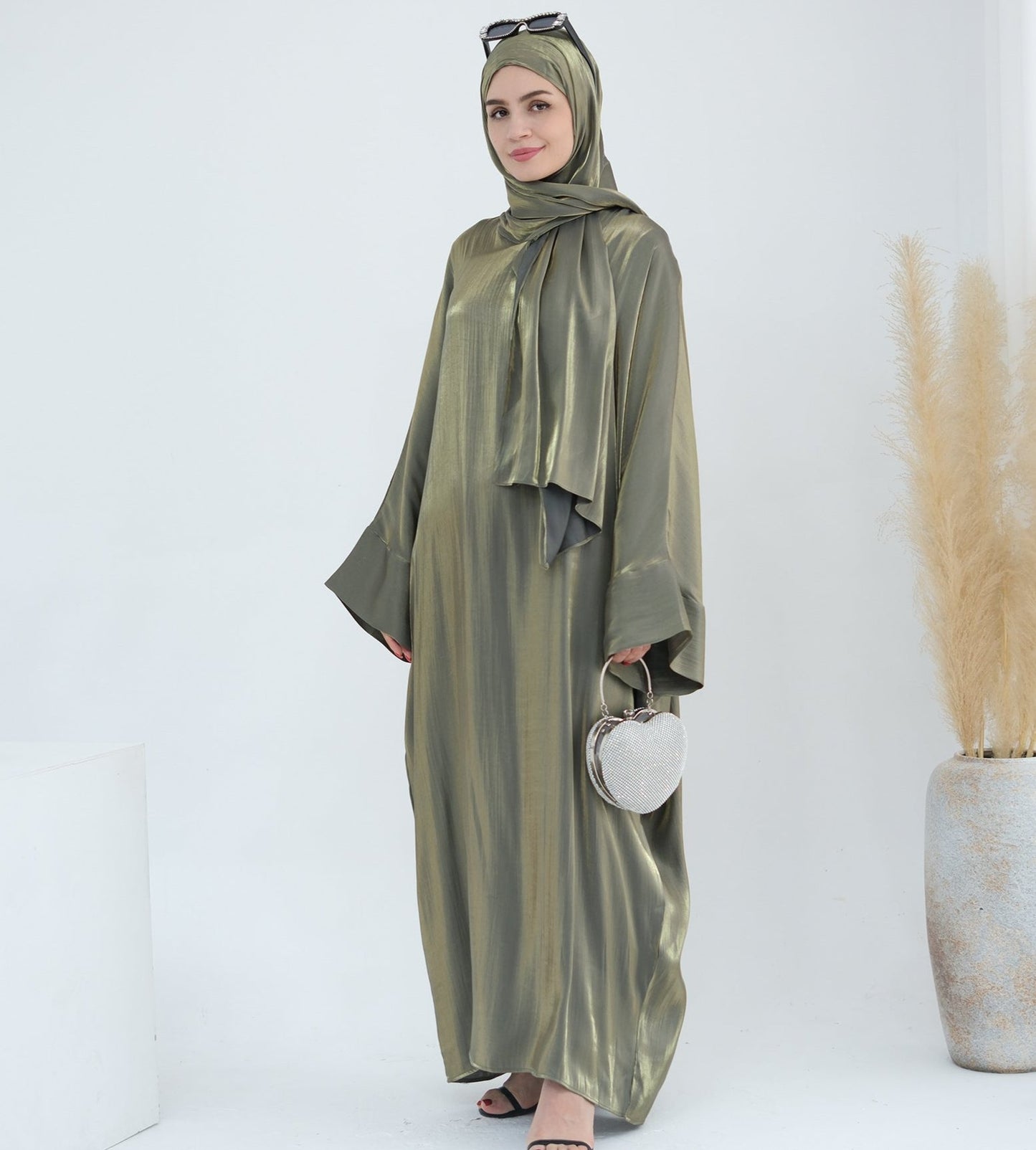 Raamin Shimmer Kaftan