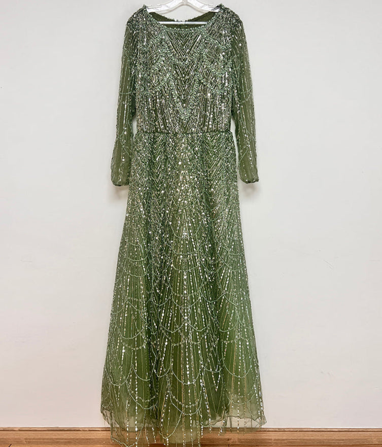 Aarya Beaded Flare Gown