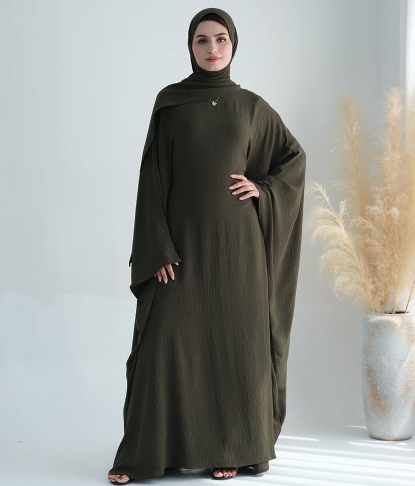 Manala Crepe Abaya