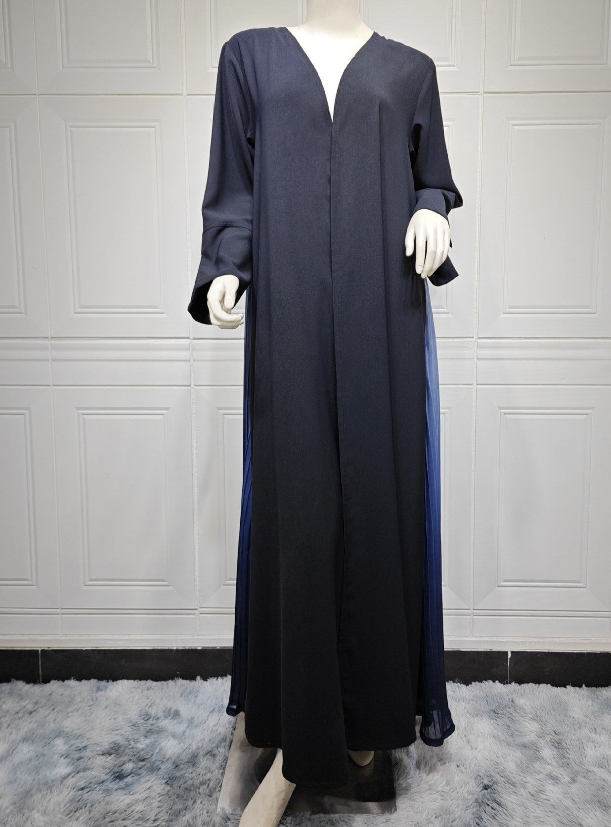 Pleated Ombre Abaya