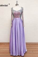 Meera Glitter Gown-Lilac