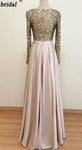 Meera Glitter Gown- Champagne
