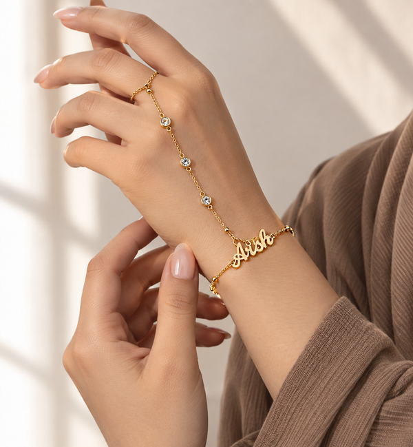 Signature Name Hand Chain