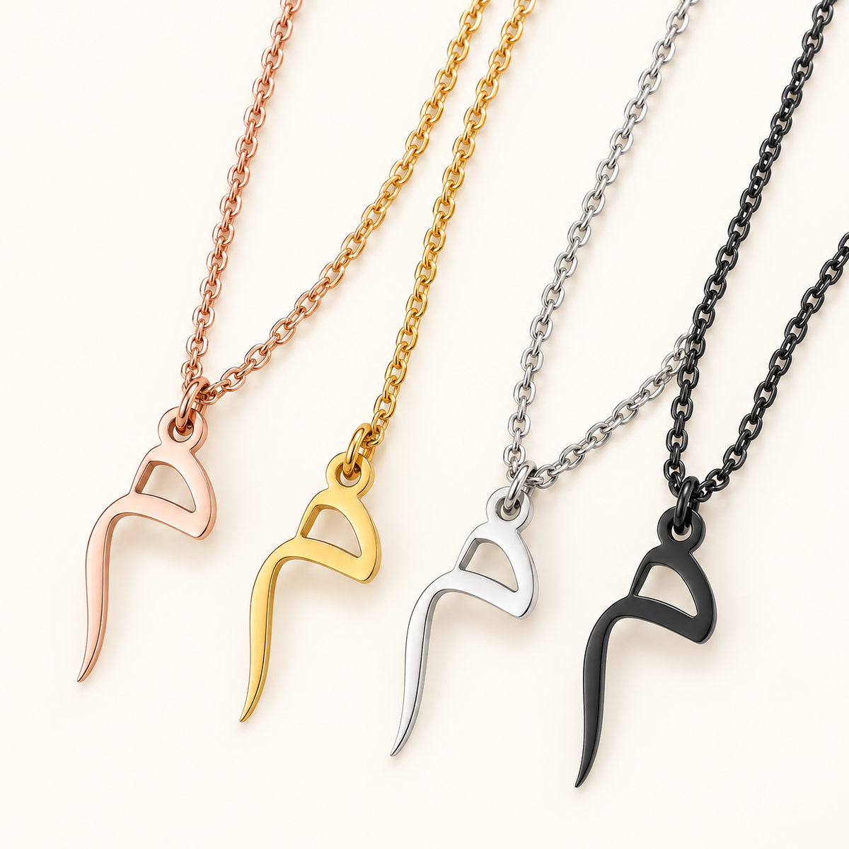 Arabic Initial Necklace