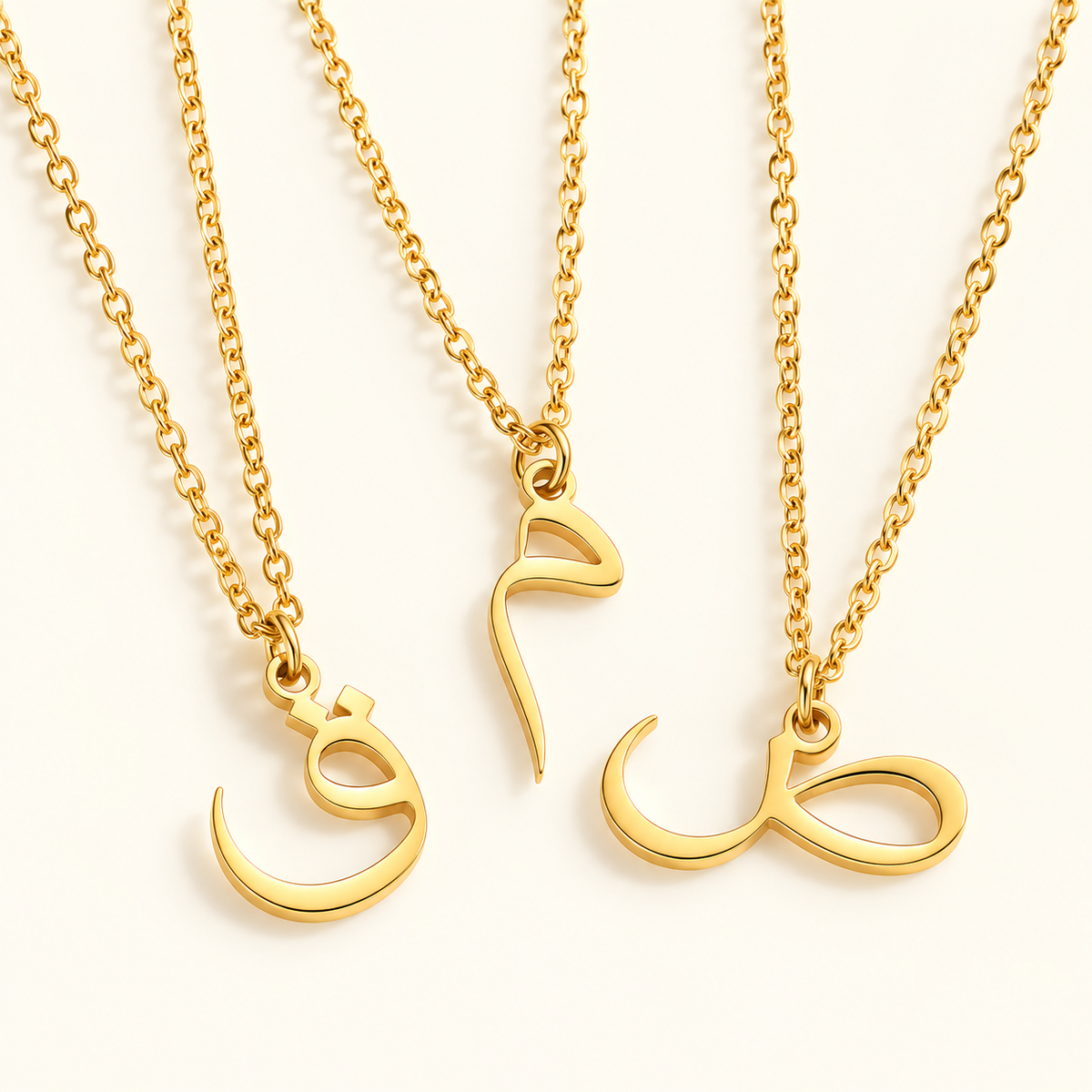 Arabic Initial Necklace
